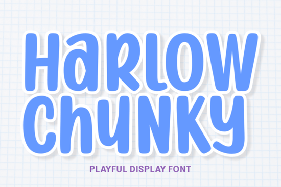 Harlow Chunky Font